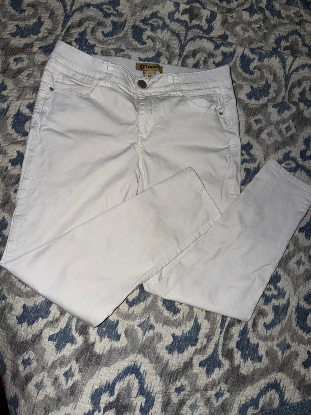 Democracy Women's White Skinny Jeans